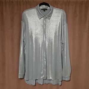 Sparkling Silver Long Sleeve Shirt